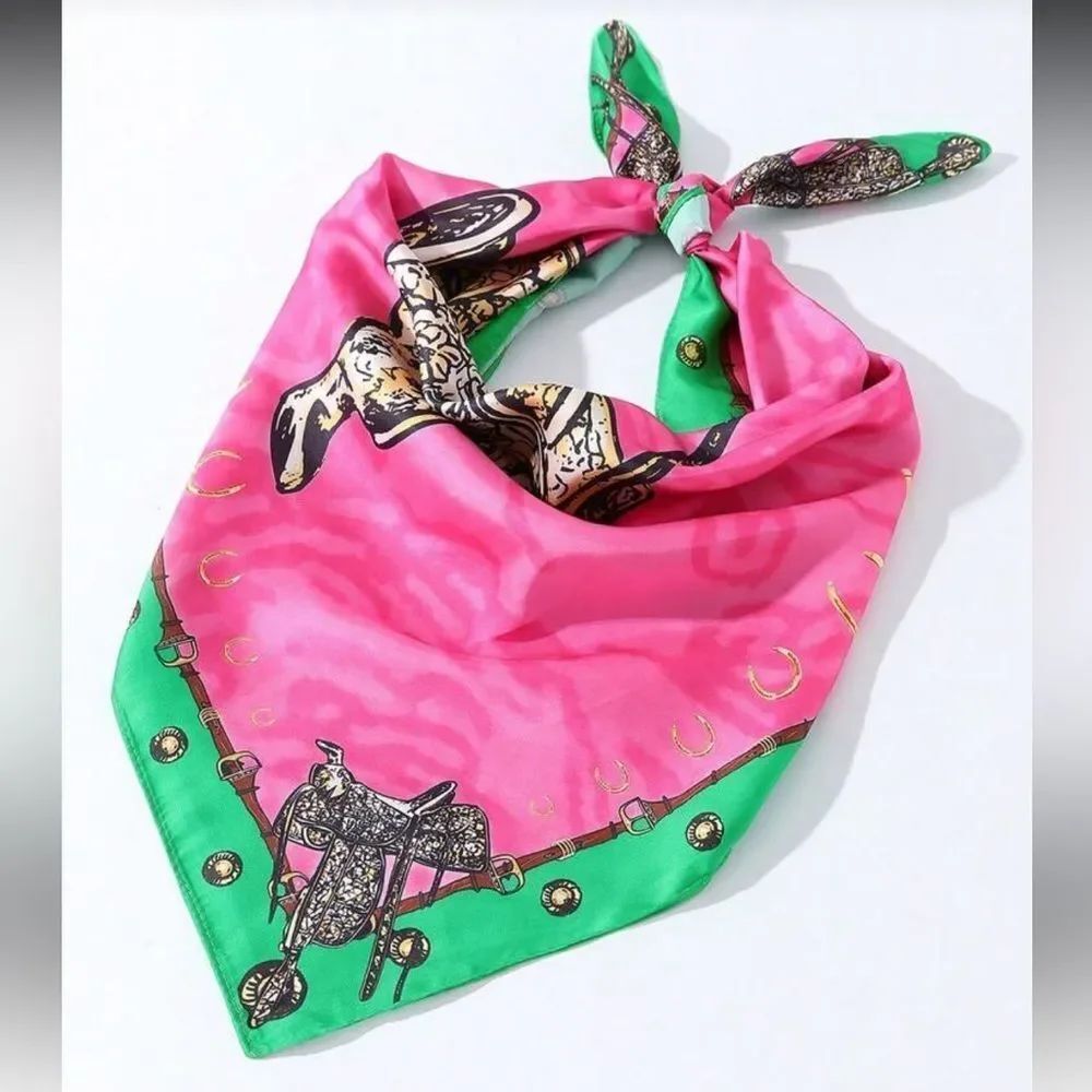 Bold Pink Scarf N1344